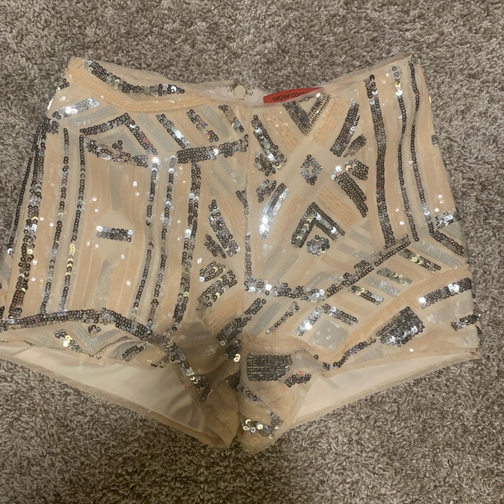 Sequin shorts